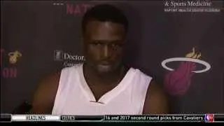 September 26, 2014 - NBATV - Miami Heat's Luol Deng Forgives Danny Ferry's Racist Comments
