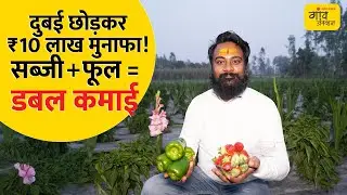 दुबई की नौकरी छोड़ी, अब खेती से ₹10 लाख मुनाफा! देखिए फसलों का ये 'जादुई' मॉडल | Gaon Junction LIVE