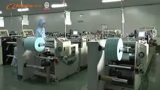 Fomed sterilization pouch production line.