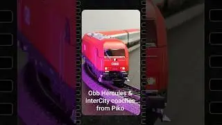 Piko OBB Hercules Locomotive with InterCity Cars | HO Scale Model Train Showcase 🚂 #train #piko