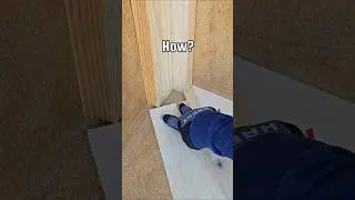 Carpenter&rsquo;s Secret Corner Joint Hack &mdash; All You Need Is an L-Square! #shorts #viral #carpentry