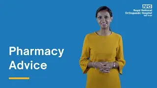 Hip & Knee Joint Replacement at RNOH: Pharmacy Advice