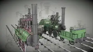 Locomotion steam engine through its life