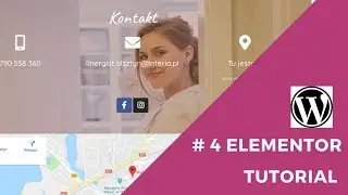 Elementor Tutorial. Jak Zrobić Taką Zakładkę  Kontakt? WordPress.