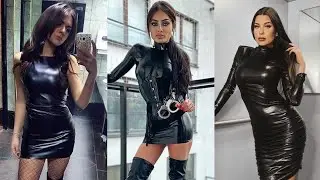 Stylish and very attractive leather bodycon designs ideas 2022#leather