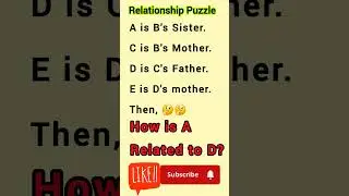 Can You Solve This Family Relationship Puzzle? 🧩 #Shorts