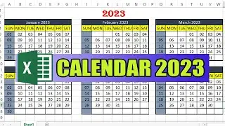 Calendar in Excel , Learn how to make calendar in excel , Microsoft Excel Calendar