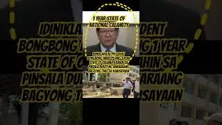 1 year state of calamity #pbbm