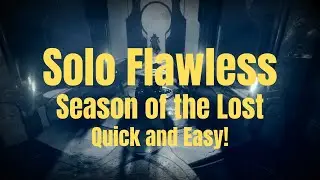 Destiny 2 - Solo Flawless Shattered Throne (Season of the Lost)