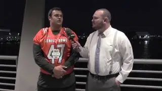 Eddie Vanderdoes Talks To FanRag Sports About The Senior Bowl And The 2017 NFL Draft