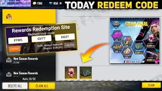 free fire world series 2022 redeem code | ff redeem code today | ffws redeem code 2022 | #redeemcode