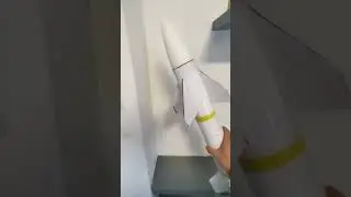DIY cardboard missile rocket #military #aviation #rocket #missile #aim