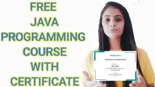 Free Java Programming Course with certificate / Free online Course with certificate