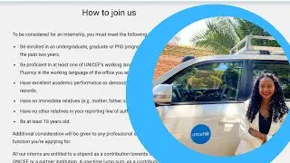 How to apply to the UNICEF Internship Programme: A step by step guide