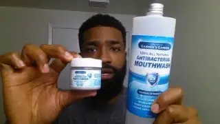 Black Men's Beard Review: Garner's Garden 100% Natural Mouth Wash and Tooth Powder