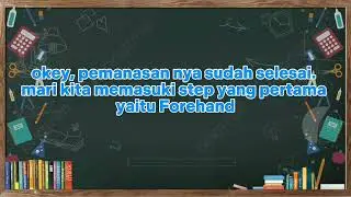 Tugas tutorial 2 forehand dan backhand 