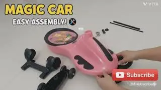 Magic Car Easy Assembly I Swing car installation I Baby Ride Car
