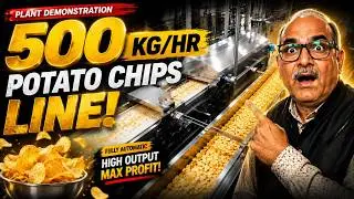 Potato Chips Processing Line–500 kg/hr |Plant Demonstration |Food Engineering | Procon Ventures (PV)