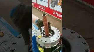 Steel pipe shrinking machine Steel pipe shrinking and plugging shrinking machine what to shoot today