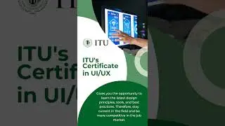 ITU's Certificate in UI/UX #certificate #uidesign #uxdesign #shorts #ITUSV
