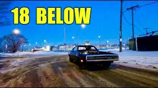 1970 Dodge Charger on Ice - Sub Zero Muscle Car Rumble
