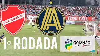 ESTREIA COM O PÉ DIREITO! TORCIDA DO VILA NO JOGO VILA NOVA X APARECIDENSE PELO CAMPEONATO GOIANO