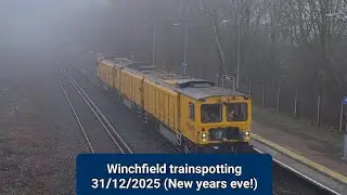 Winchfield trainspotting 31st December 2025 + Bonus clip! #trainspotting #happynewyear #trains