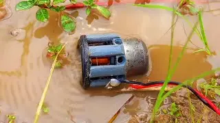 Small subwoofer test experiment in water