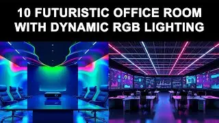 10 Futuristic Office Room Designs | Super Realistic AI Visualization