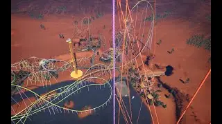 1200ft Hydraulic Launch Coaster - Giant Squid (Planet Coaster)