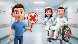 Be Careful of the Fake Doctor! 🚨 Stranger Danger Song for Kids | Police Cartoon Safety Song
