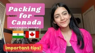 Packing for Canada 🇨🇦 | September Intake | Canada | International Student