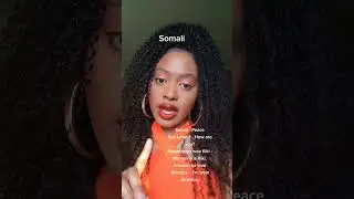 Learning Somali