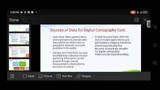 Sources of Data for Digital Cartography