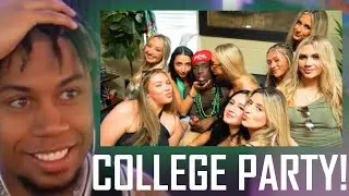 DAS IST MEIN TRAUM🥰 SO SIEHT EINE COLLEGE PARTY MIT KAI CENAT AUS😳