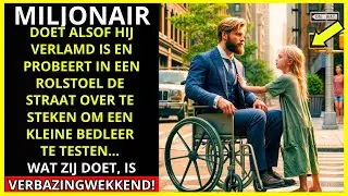 MILJONAIR DOET ALSOF HIJ VERLAMD IS OM HET KLEINE BEDELAARTJE TE TESTEN... WAT ZE DOET IS VERBAZEND!
