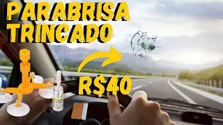 TESTAMOS UM KIT DE REPARO DE PARA-BRISA  - SER&Aacute; QUE FUNCIONA?