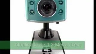 Webcam C3 Tech C700 c/ 1.3 Megapixels e Microfone Integrado