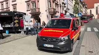 Warntag 2023 - Feuerwehr Rottweil mit mobiler Sirene