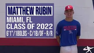 Matthew Rubin C/1B/3B Class of 2022