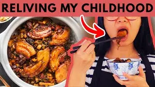 I RECREATED Ma Ma's Braised Pork Belly With Preserved Mustard Greens To Taste Home! 👵❤️👩