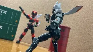 #コマ撮り　真紅の挑戦者　仮面ライダーレオーン！！