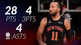 Jalen Brunson 28 pts 4 threes 4 asts vs Kings 25/26 season