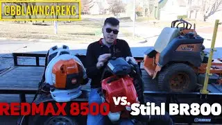 What Blower Do I Like Better? Redmax 8500 VS. Stihl BR800