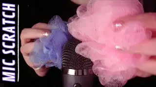 Calm Bath Sponge Mic Scratching ASMR Sounds for Sleep & Study | 1 Hour No Talking