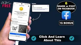 🤑Earn a $1 Bonus on FB | by Cross Posting or Sharing 6 Posts to Suggested Groups