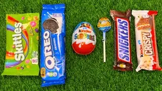 ASMR Most Popular Candys / some lots of colorful rainbow lollipop candy / unpackingchocolate eat