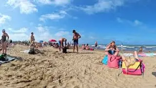 Beach Malvarrosa | VR 360&deg; Beach Walking | Discover the Best Beaches | 1 Jule 2024 |5.7K | 60 FPS