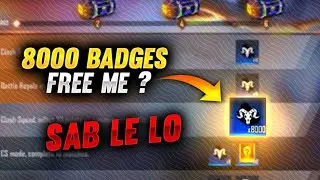 NEW ELITE PASS 8000 BADGES GLITCH?? SAB LE LO 8000 BADGES FREE MAI || FREE FIRE ||