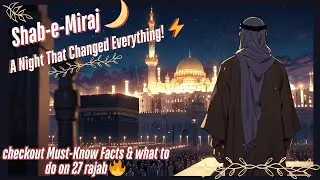 Shab-e-Miraj 2025: The Night That Changed Everything! | Isra Wal Miraj Explained | What to Do?